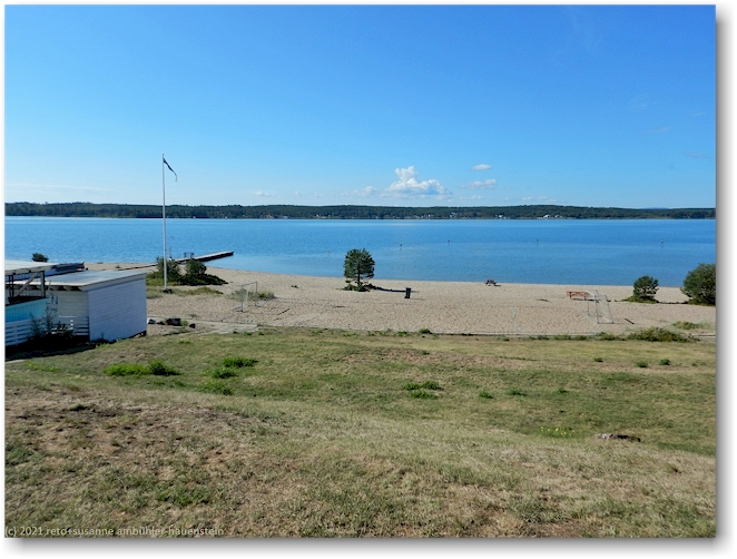 strand beim malnbadens camping bei hudiksvall