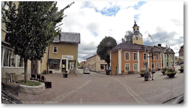 radhusgatan im zentrum von oesthammar