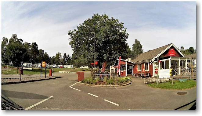eingang zum mariestad ekuddens camping
