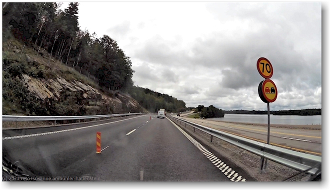 eine weitere baustelle im verlauf der E20