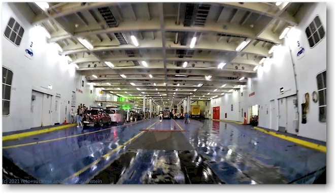 autodeck der Stena Scandinavica
