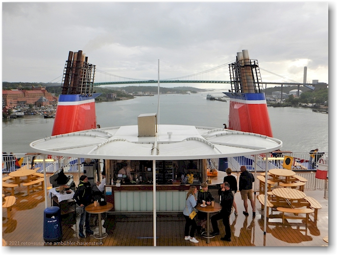 oberdeck der Stena Scandinavica