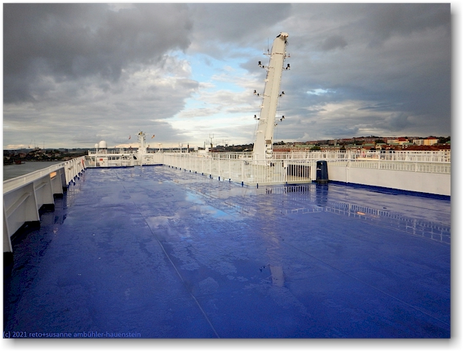 oberdeck der Stena Scandinavica