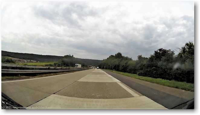 unebene fahrbahn im verlauf der A81