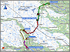 tatsaechliche wegstrecke baeverholmen - tiegnali - raevfallet - ammarnaes