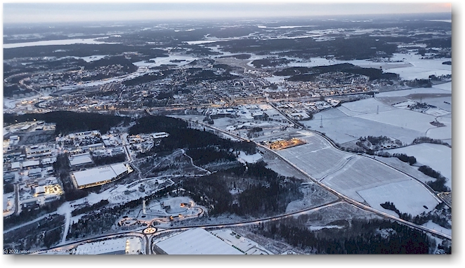 schwedische winterlandschaft