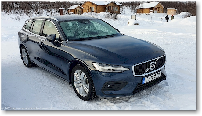 unser mietwagen - ein Volvo V60