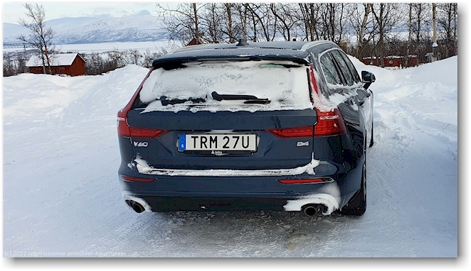 unser mietwagen - ein Volvo V60