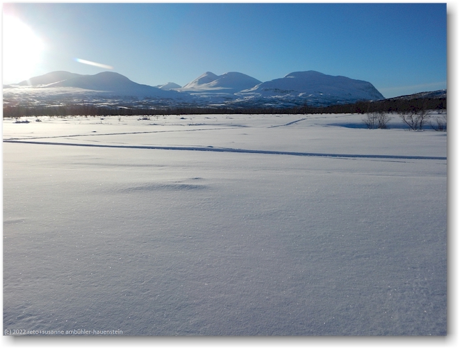 interlandschaft entlang des kungsleden