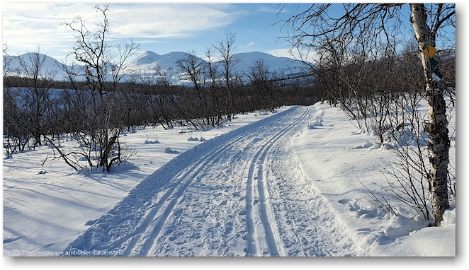 loipe bei abisko