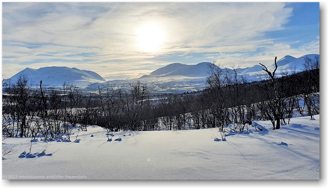 winterlandschaft bei abisko