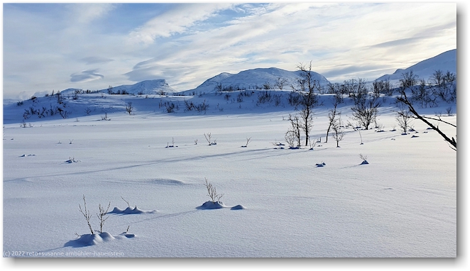 winterlandschaft bei abisko