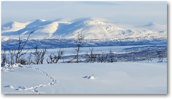 winterlandschaft bei abisko