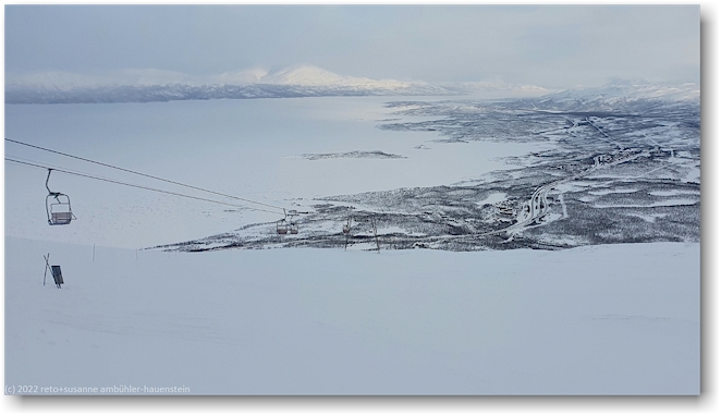 sessellift am njulla bei abisko