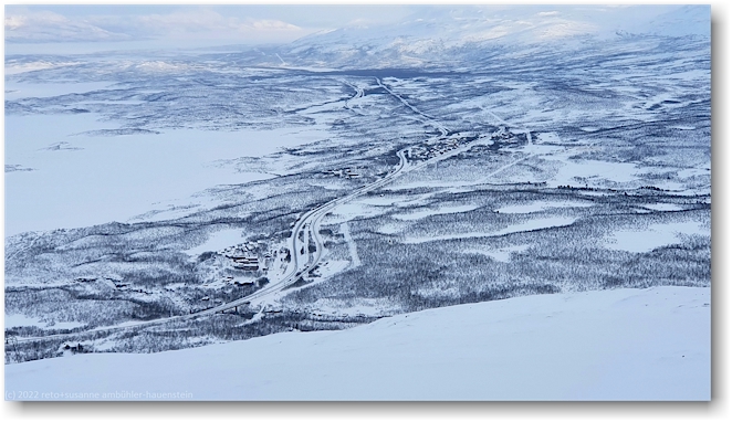 blick vom njulla auf abisko
