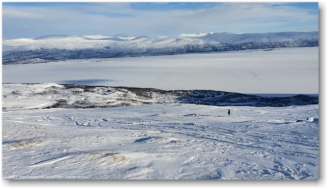 skigebiet von bjoerkliden mit tornetraesk im hintergrund