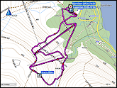 karten und hoehenprofile der fahrten von der abisko mountain lodge nach bjoerkliden und zurueck sowie des skifahrens in bjoerkliden