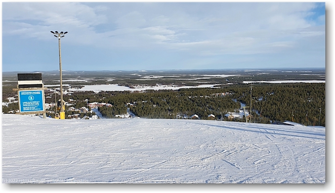 skipiste bei levi