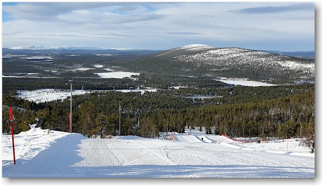 skipiste bei levi