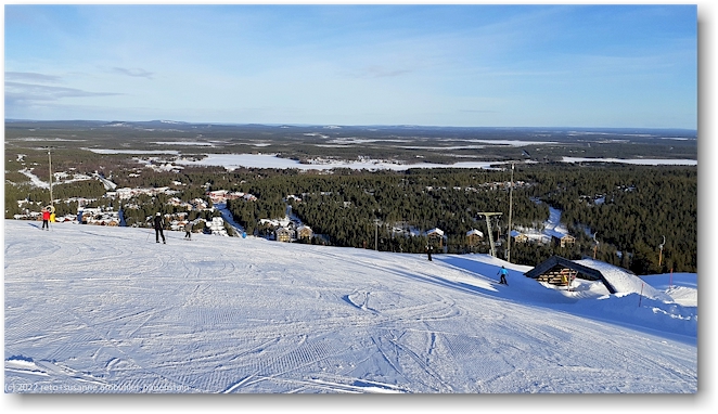 skipiste bei levi