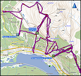 karte und hoehenprofil skifahren in are