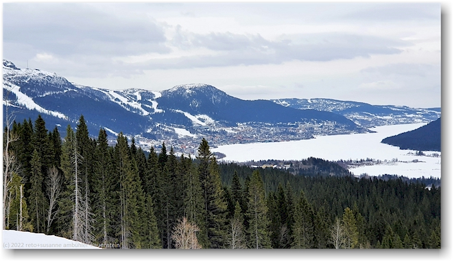 blick vom tegefjaell auf den aresjoen