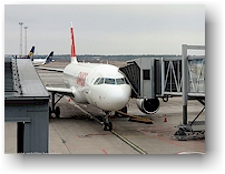 Airbus A320neo der swiss auf dem flugplatz arlanda bei stockholm