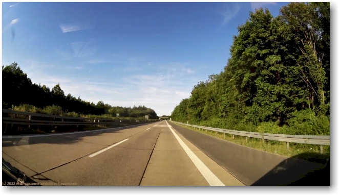 gleiches bild auf der A81 bei huengheim ...