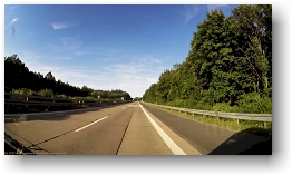 unterwegs auf der A81 bei huengheim