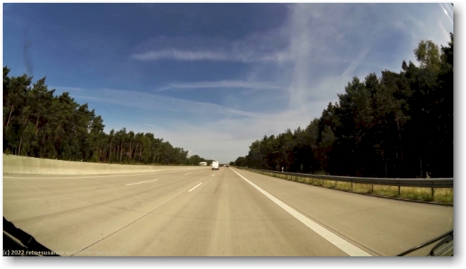 fluessige fahrt auf der A7