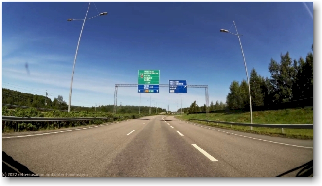 strasse 50 richtung stadtzentrum von helsinki