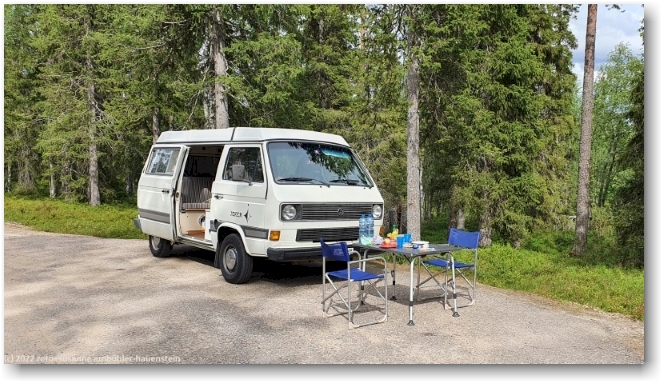 unser jogi auf dem luostotunturi caravan park