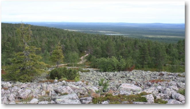 blick vom luosto view point richtung nordosten