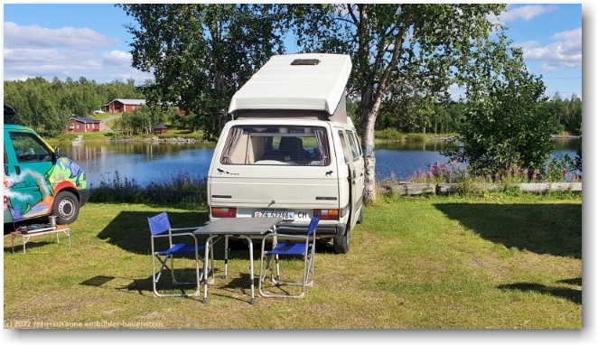kleiner campingplatz beim kyrkans fjaellgard