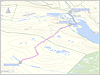 geplante route kvikkjokk - mallenjarka - tsielekjakkstugan