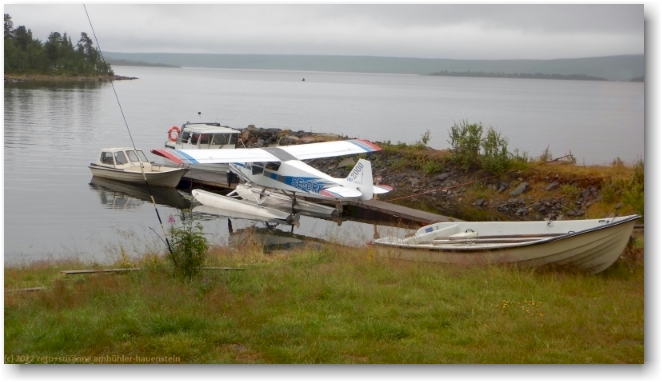 wasserflugzeug bei vuonatjviken