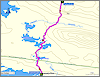 geplante route tuolpaklako - vuonatjviken