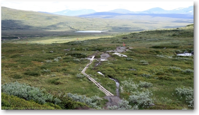 wandersteg im verlauf des aufstiegs zum blahammarens