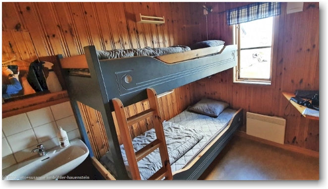 unser zweierzimmer in der blahammarens fjaellstation