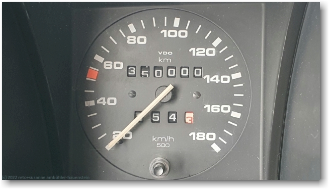 unser jogi hat 350'000 km geschafft !