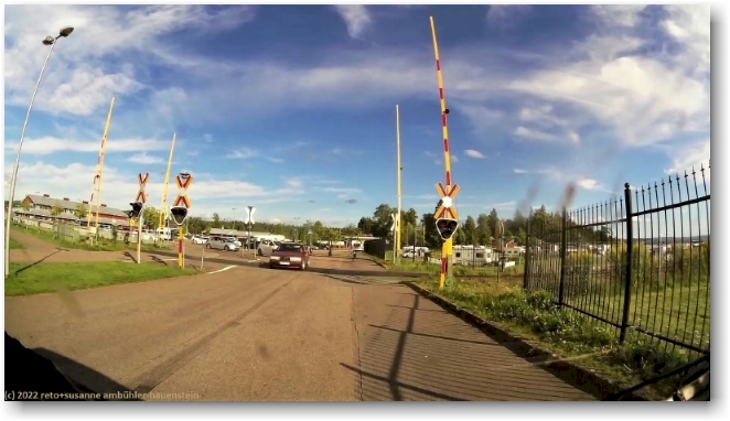zufahrt zum first camp in sunne