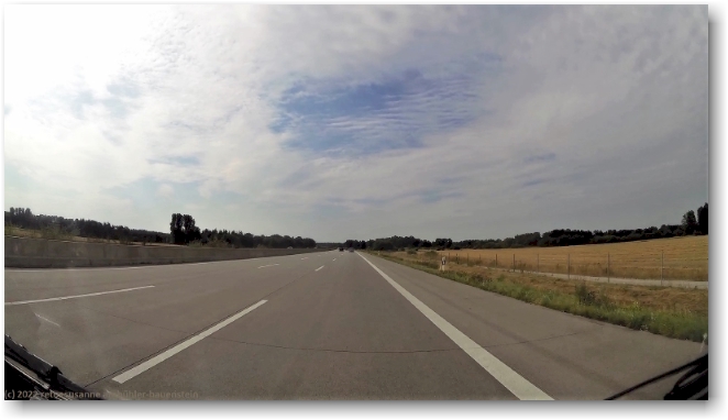 wenig verkehr auf der A7