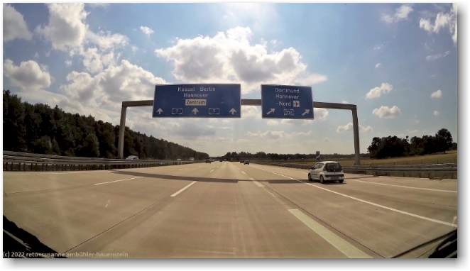 fr einmal freie fahrt auf der A7 bei hannover