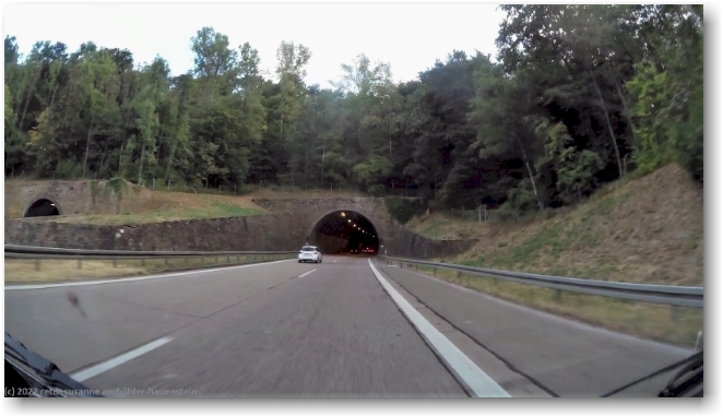 tunnel hoelzern im verlauf der A81