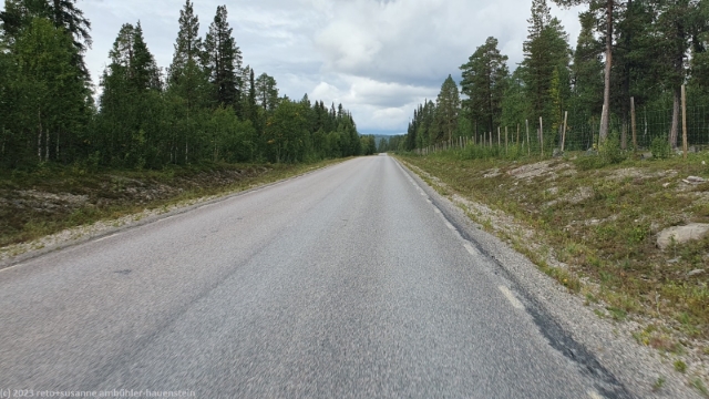 strasse 827 entlang des stora lulevatten