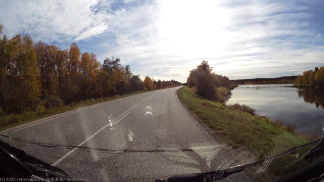 strasse 21 entlang des muonionjoki