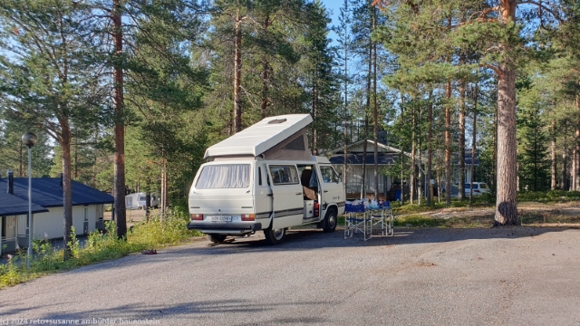 unser jogi auf dem campingplatz bei den levilehto appartements in levi