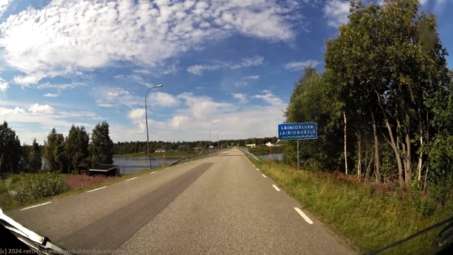 bruecke ueber den lainioaelven in kangos im verlauf der strasse 886