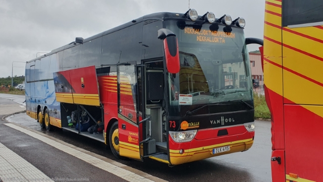 bus von nikkaluokta zum bahnhof kiruna