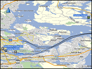 wegpunkte in vaxholm und stockholm